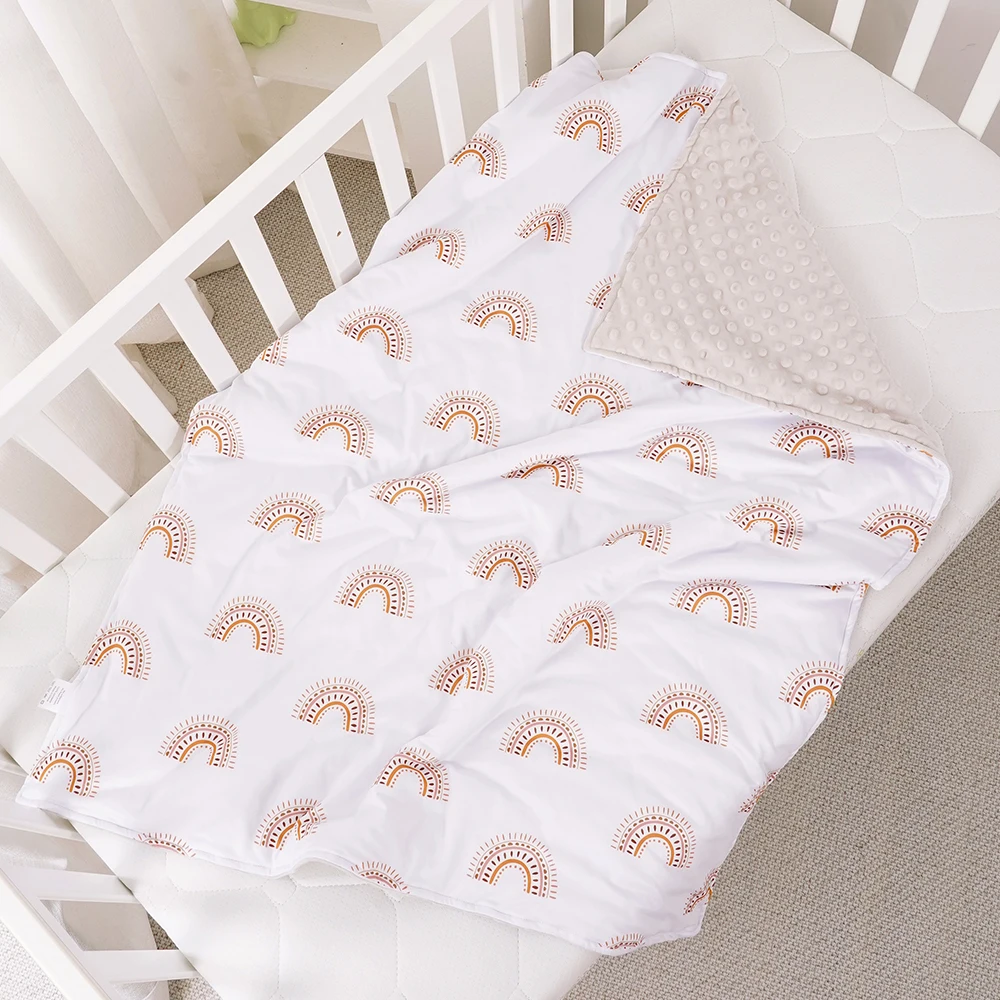 Elinfant Manta bebé invierno 3 capas suave para recién nacido - imagen 4