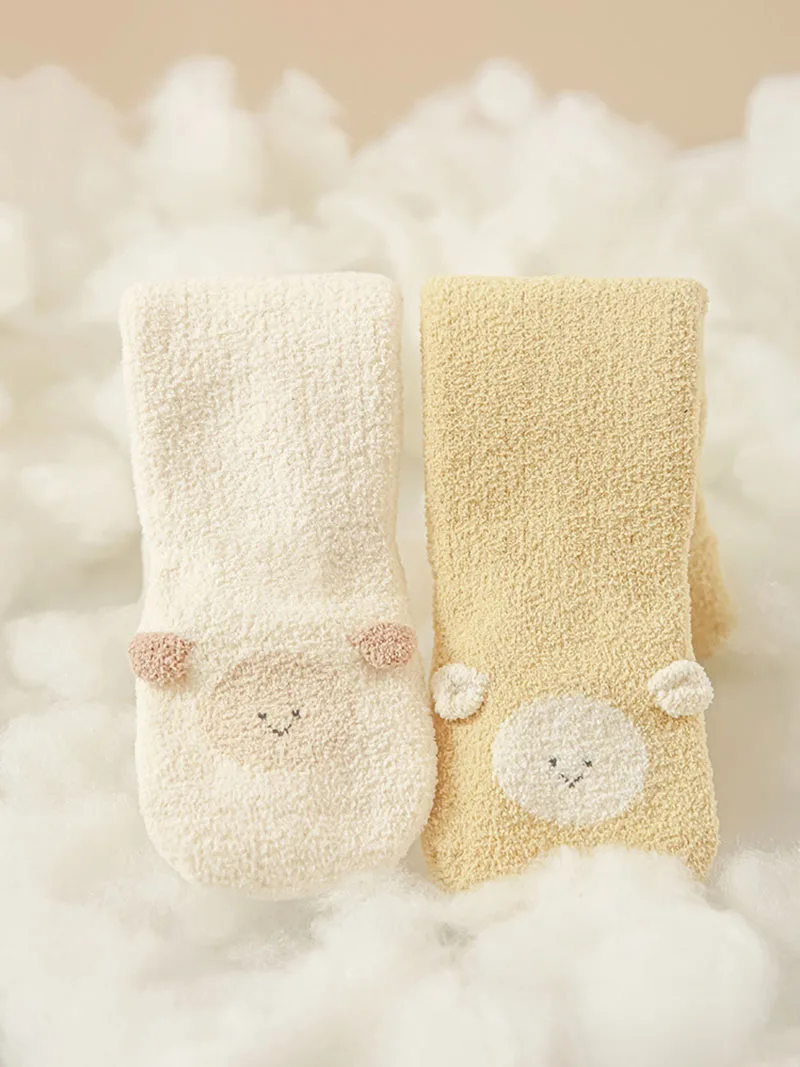 MILANCEL medias de invierno para bebé gruesas hasta la rodilla - imagen 2