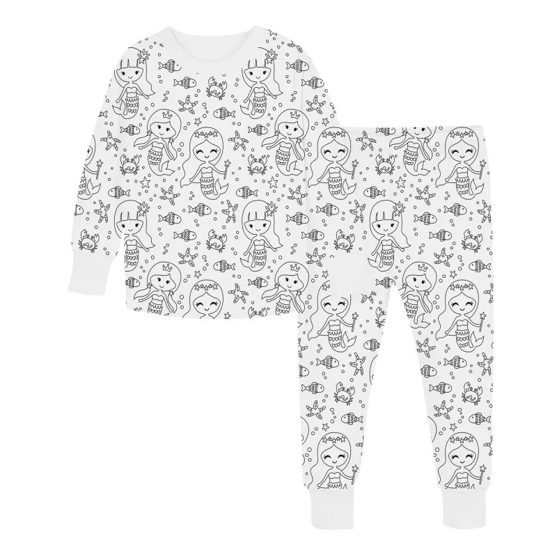 Pijama para colorear de algodón graffiti personalizable - imagen 3