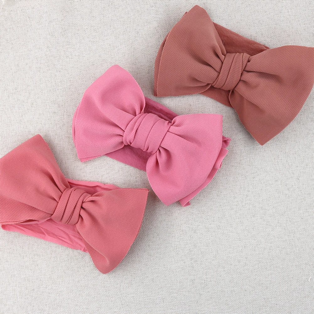 Turbante elástico con lazo para niña – Diadema de nailon - imagen 5