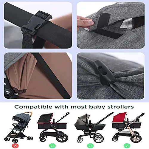 Detalle de la tela impermeable y protección UV