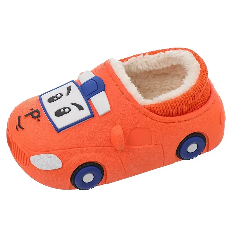 Zapatillas de casa infantiles de felpa con dibujos para invierno - imagen 5