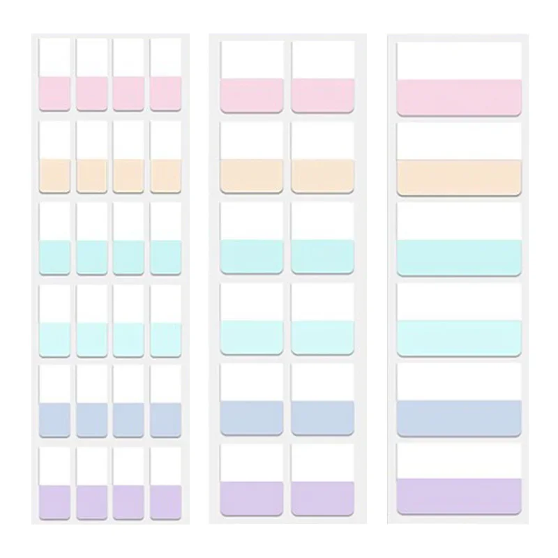 Pestañas adhesivas reutilizables de colores para manualidades - imagen 5