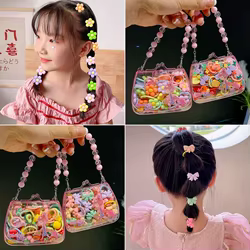 Lazos elásticos infantiles para el cabello con personajes animados