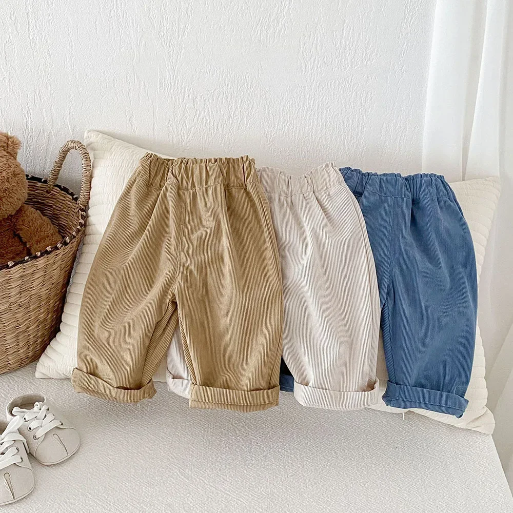 Pantalones de pana para niños en otoño – Moda diaria - imagen 3
