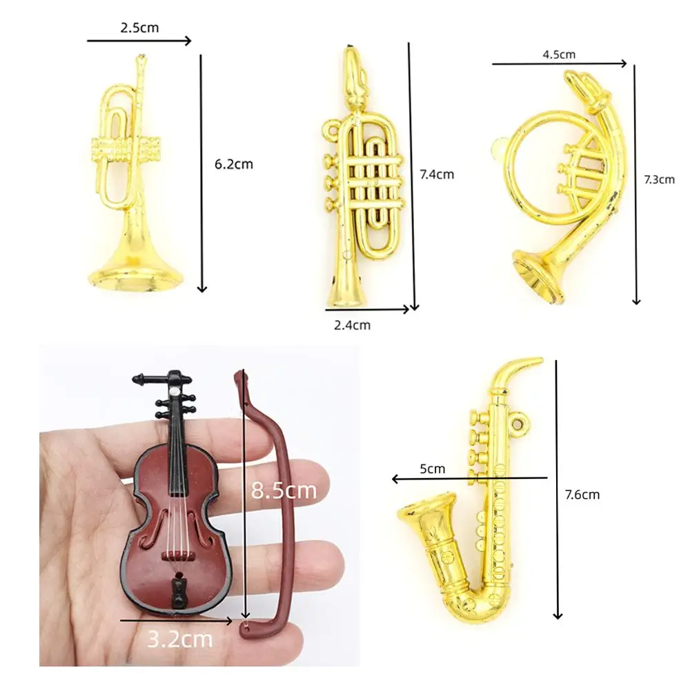 Mini saxofón infantil de plástico – Instrumento musical creativo para niños - imagen 3