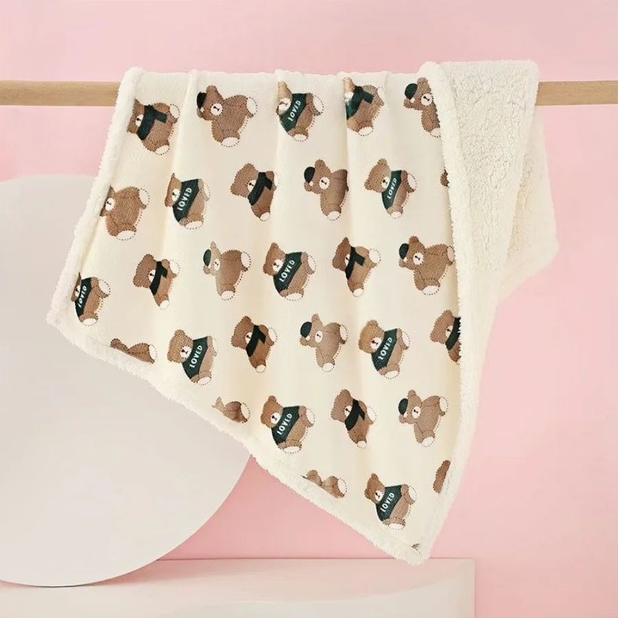 Manta de lana cálida y ultra suave para bebé, ideal en cuna - imagen 3