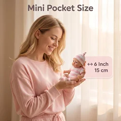 NPK Muñeca de silicona mini super suave flexible elástica para la palma