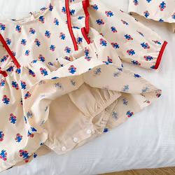 Body manga larga MILANCEL para bebé – Algodón suave