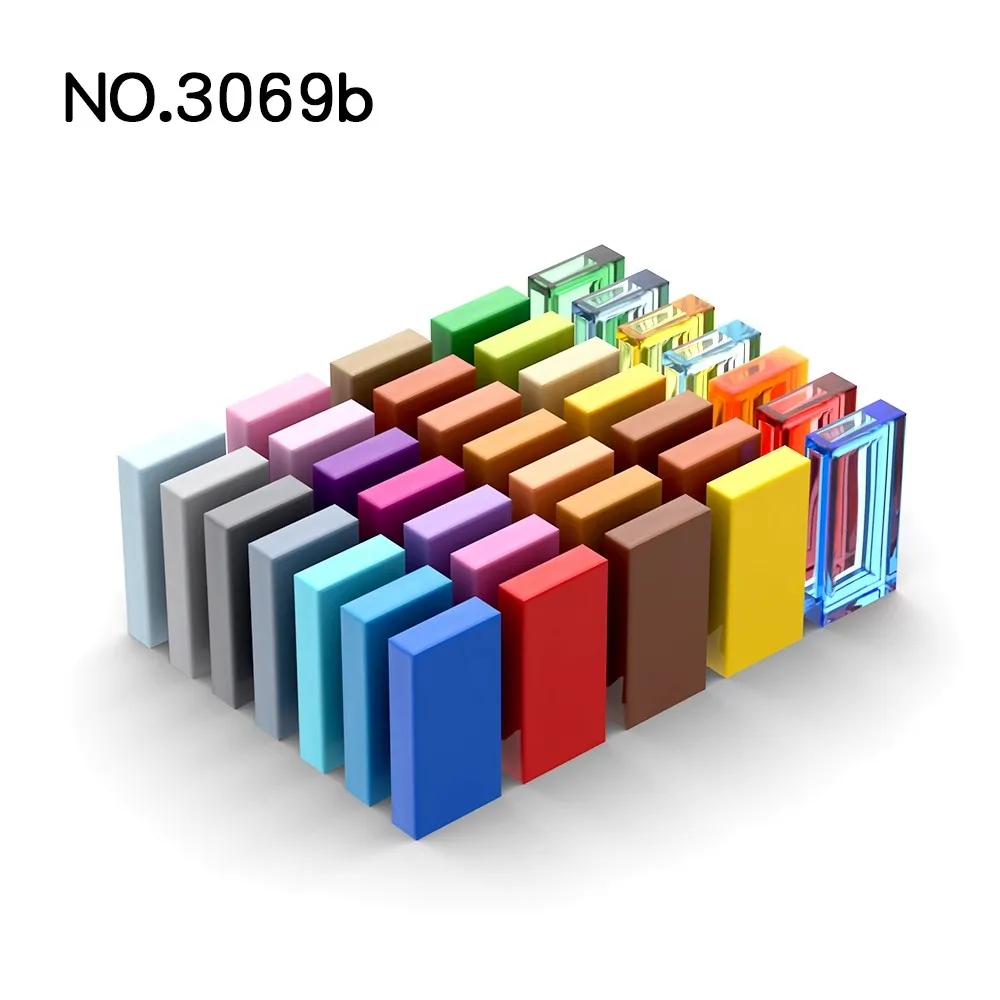 Juego de construcción 1x2 con ranura - Puzzle infantil - imagen 2