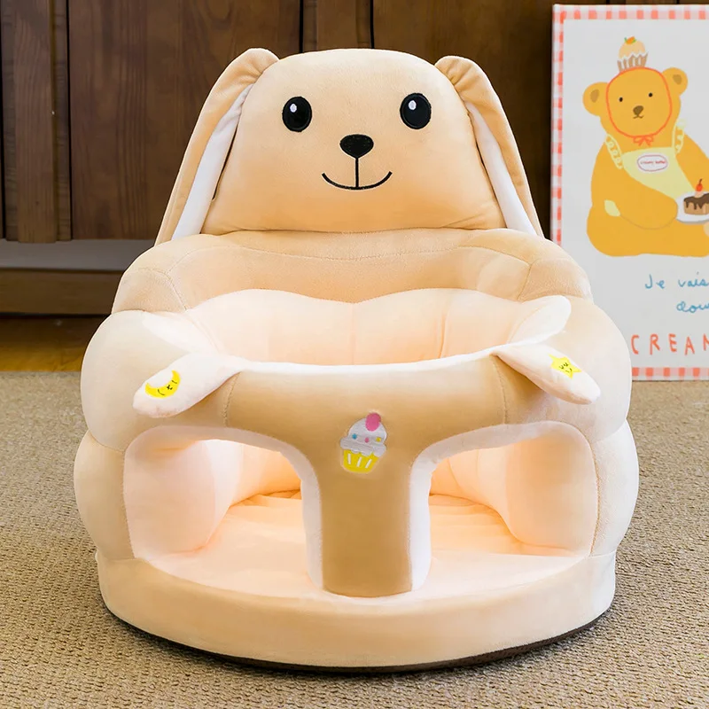 Silla de aprendizaje para bebés en felpa con dibujos animados - imagen 2