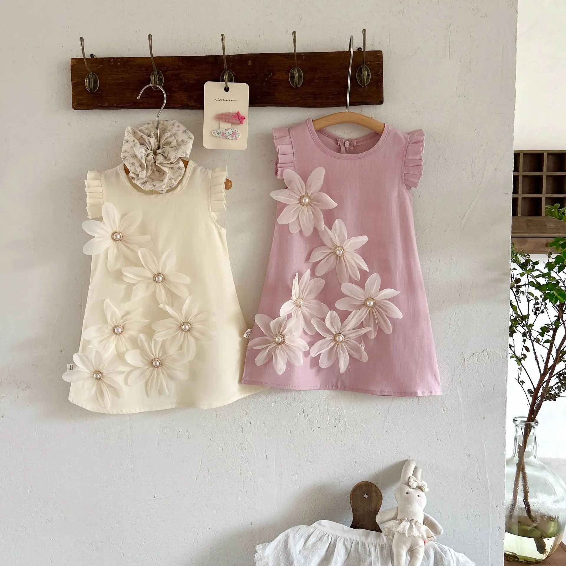 Detalle del diseño del vestido para verano