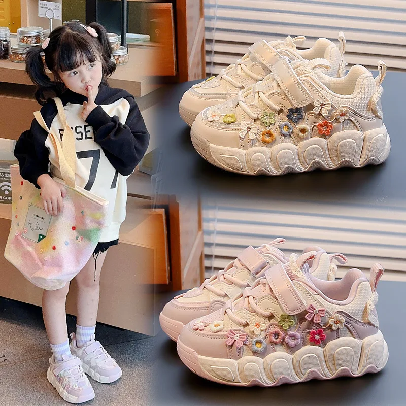 Zapatillas niña transpirables con lazo – Diseño fresco primavera - imagen 3