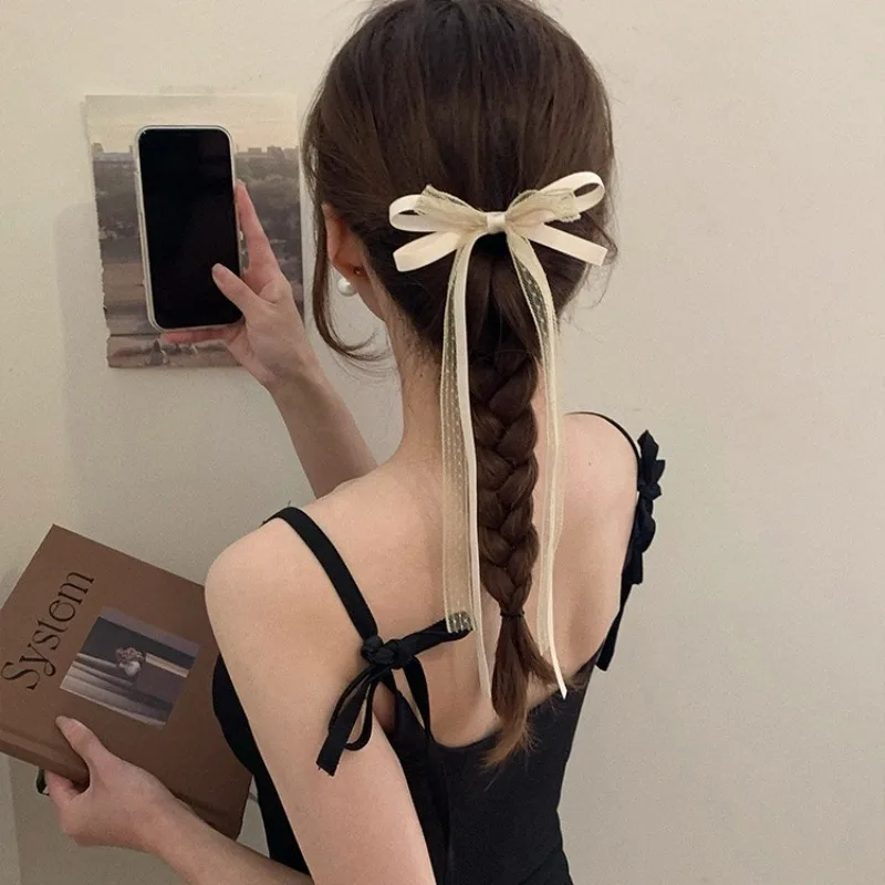 Pinzas de encaje con lazo para niña – Set sweet charm - imagen 3