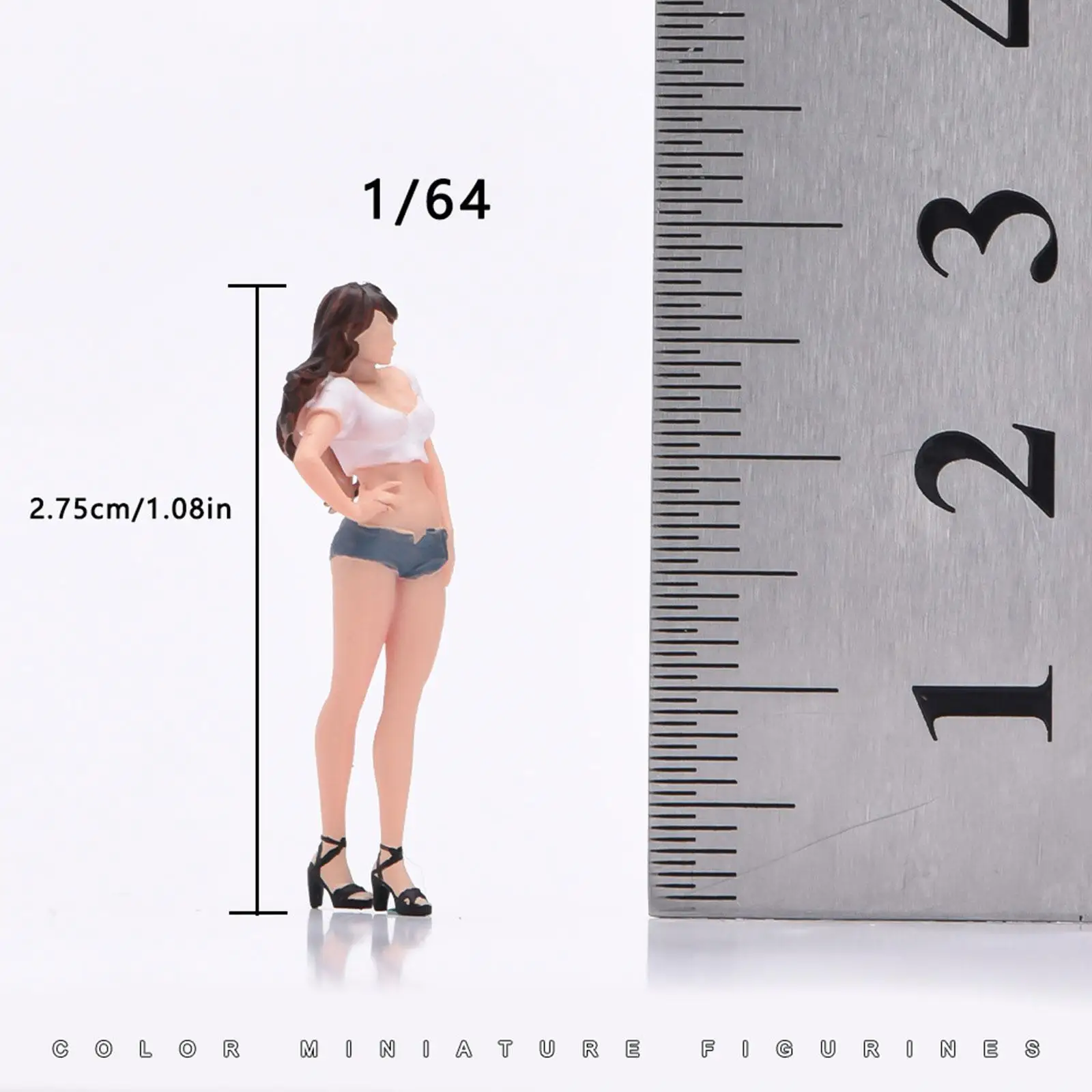 Figura de miniatura femenina para manualidades y bricolaje - imagen 4