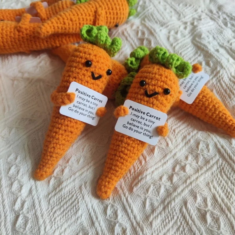 Amigurumi de verduras y piña de lana – muñeca con energía positiva - imagen 3