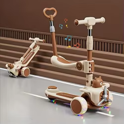 Patinete de empuje con asiento para paseo al aire libre