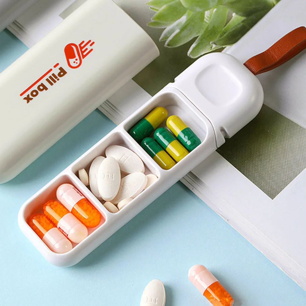 Pastillero portátil estilo nórdico - dispensador de medicinas 7 días - imagen 4