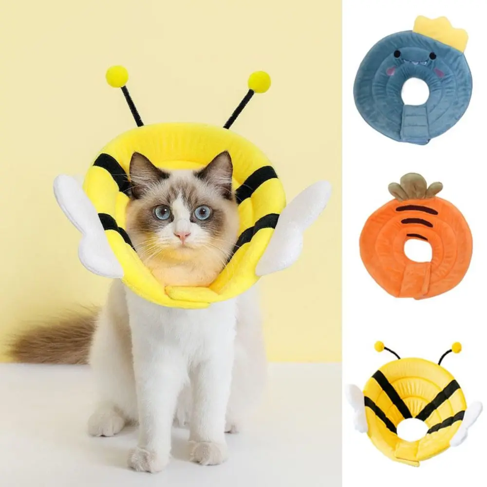Collar isabelino para gatos y perros pequeños con forma de abeja