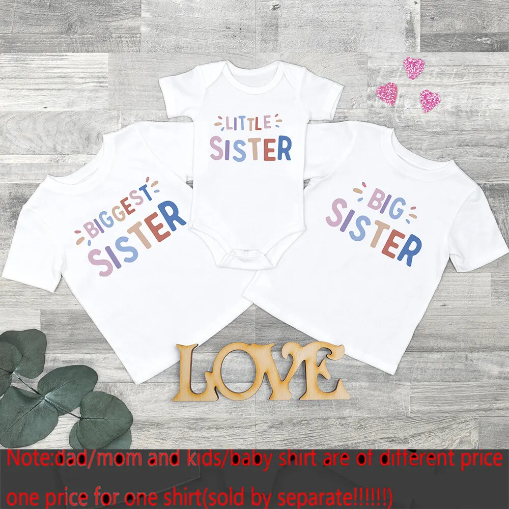 Camiseta para niña y body para bebé