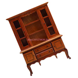 Muebles para casa de muñecas: madera en miniatura hechos a mano