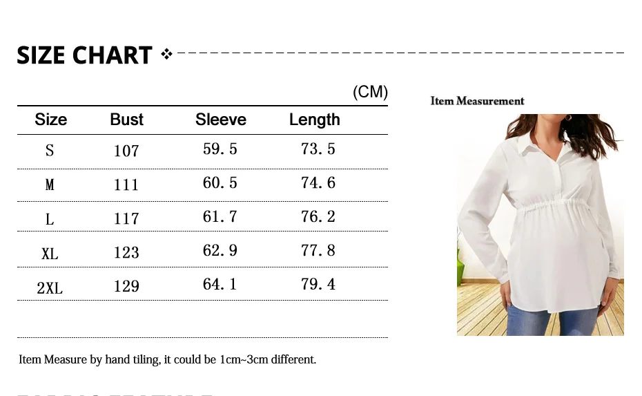Blusa de maternidad Wheat&Turtle vaporosa y elegante