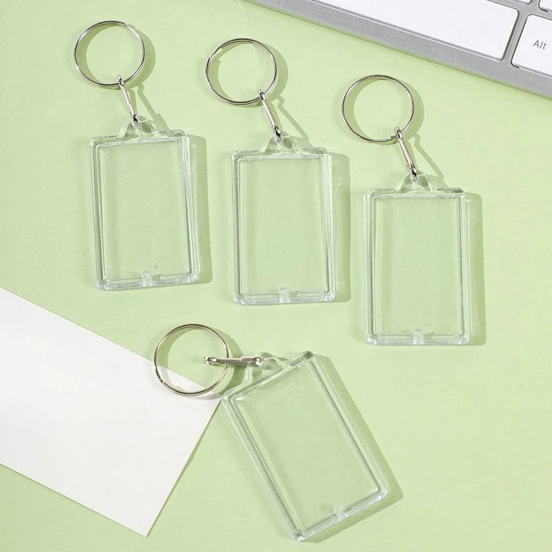 Llavero con marco para foto transparente, regalo aniversario pareja - imagen 2