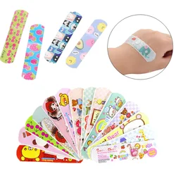Tiritas infantiles adhesivas con dibujos kawaii, primeros auxilios