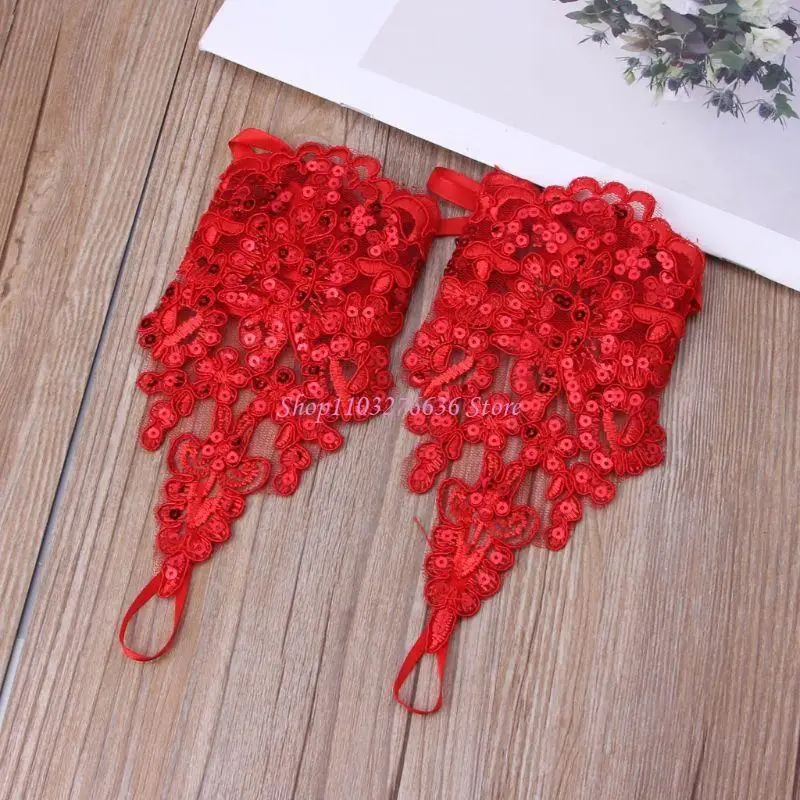 Guantes pulsera de princesa para niñas con diseño elegante - imagen 3