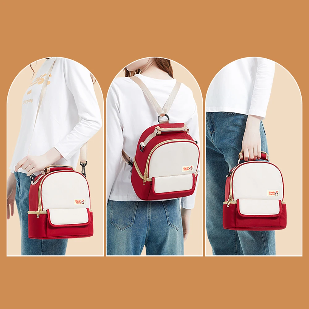 Mochila de pañales de mano organizadora para bebé, gran capacidad - imagen 2