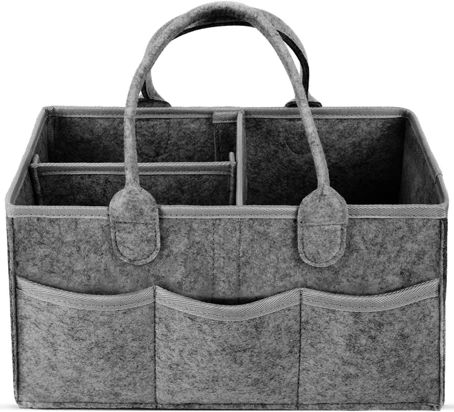PANGDUBE Bolsa organizadora de pañales fieltro plegable para carrito - imagen 5