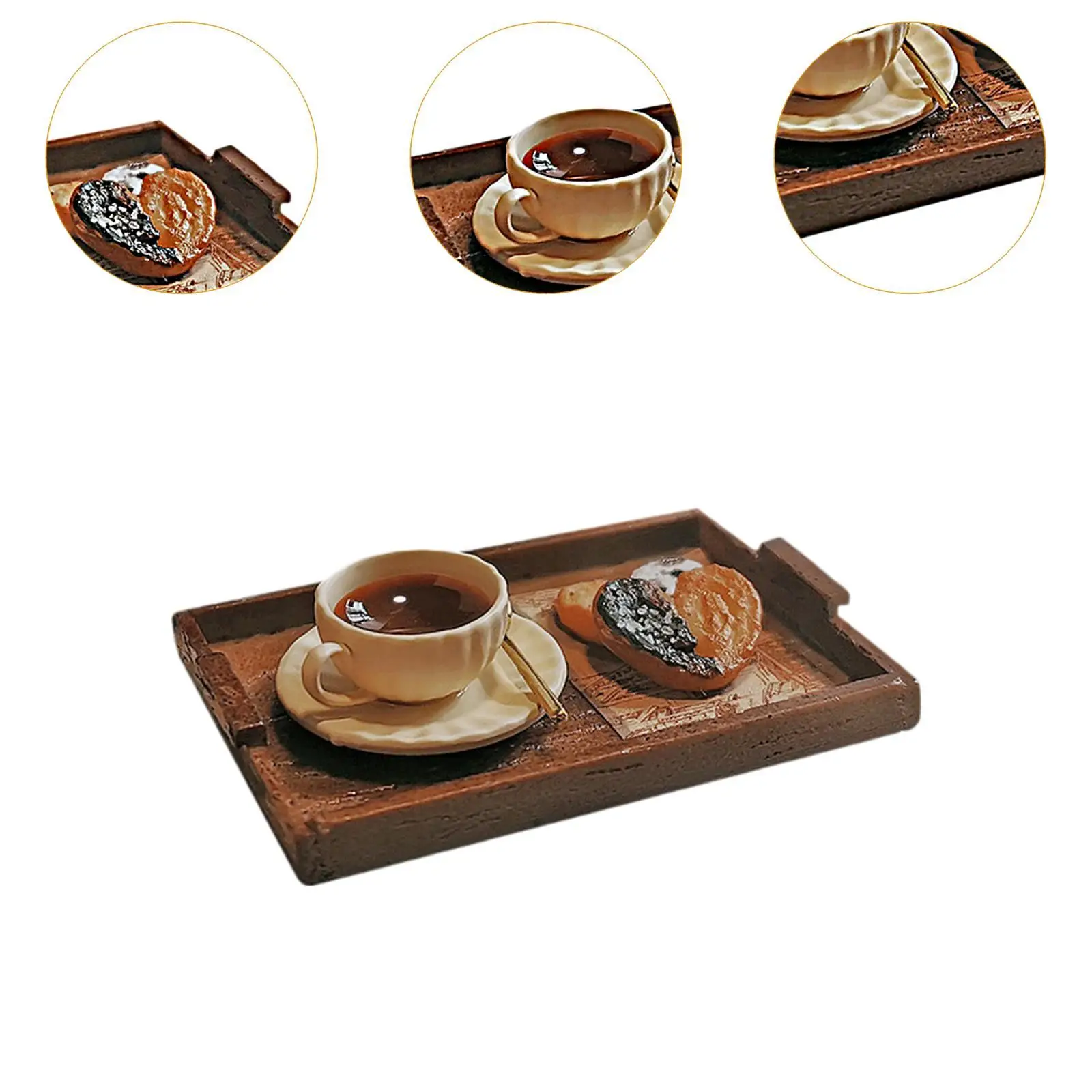 Accesorios para casa de muñecas: juego de té de la tarde infantil - imagen 2