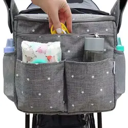 Mochila pañalera aislante impermeable recién nacidos con estrella