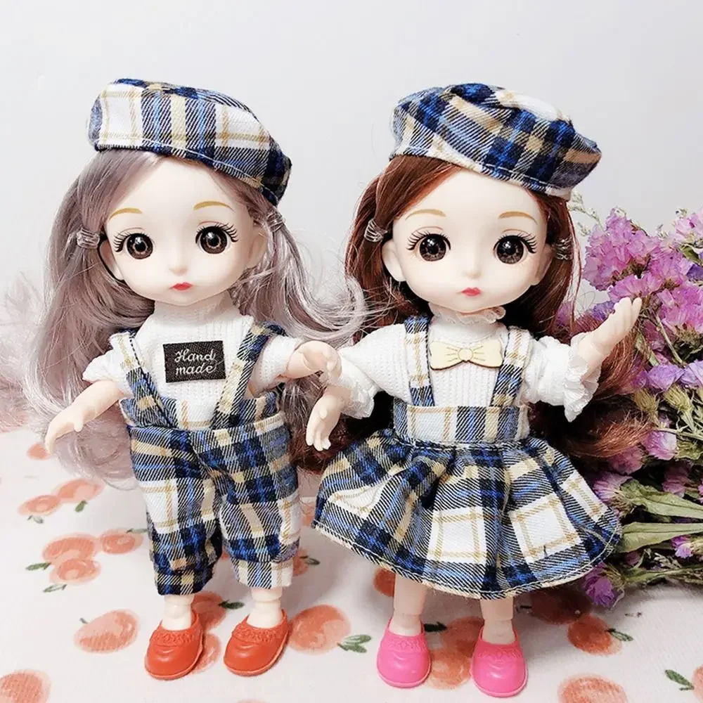 Conjunto BJD con pelele, falda y sombrero para muñecas - imagen 5