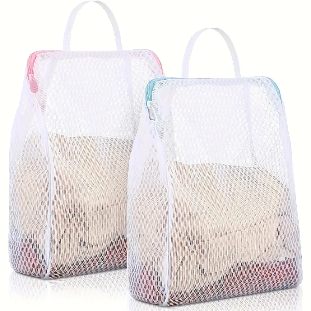 Bolsas de malla con asas y cremallera para prendas delicadas - imagen 5