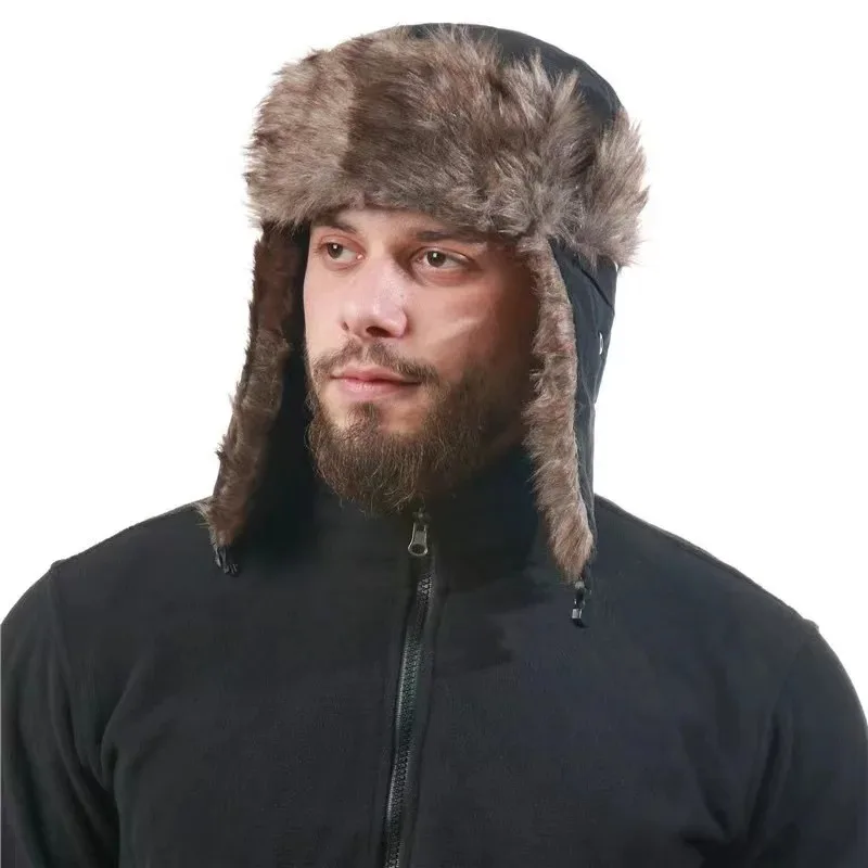 Gorro infantil con protección para los oídos de invierno tipo piloto - imagen 5