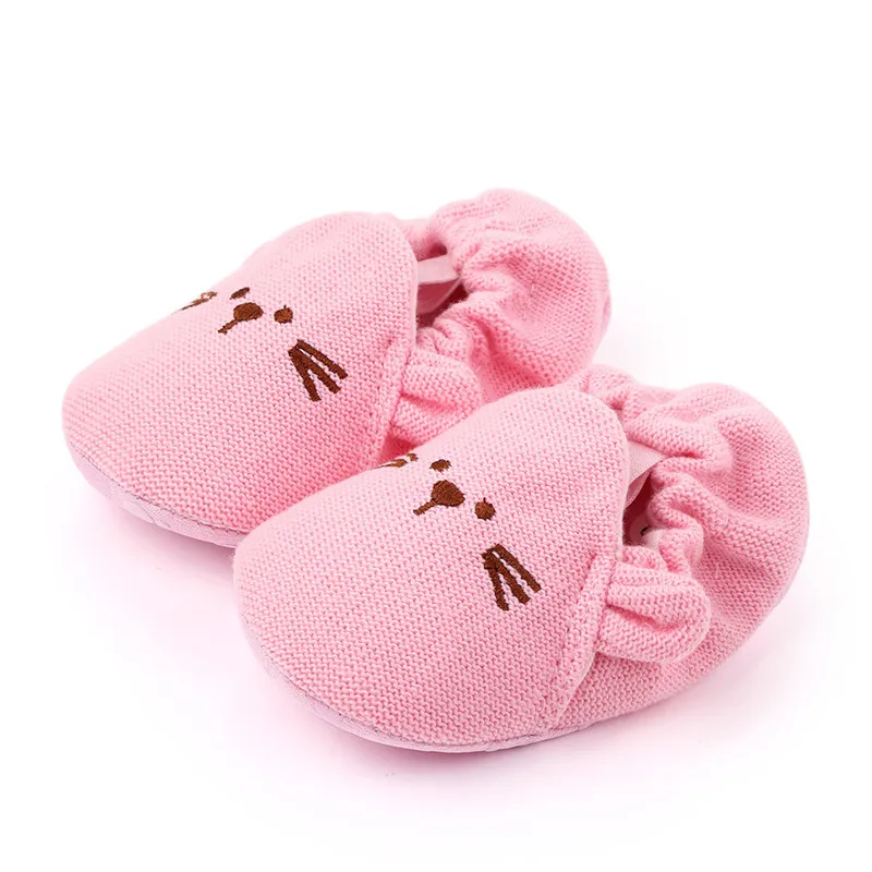 Zapatos de cuna blandos antideslizantes para bebé con dibujos animados - imagen 3