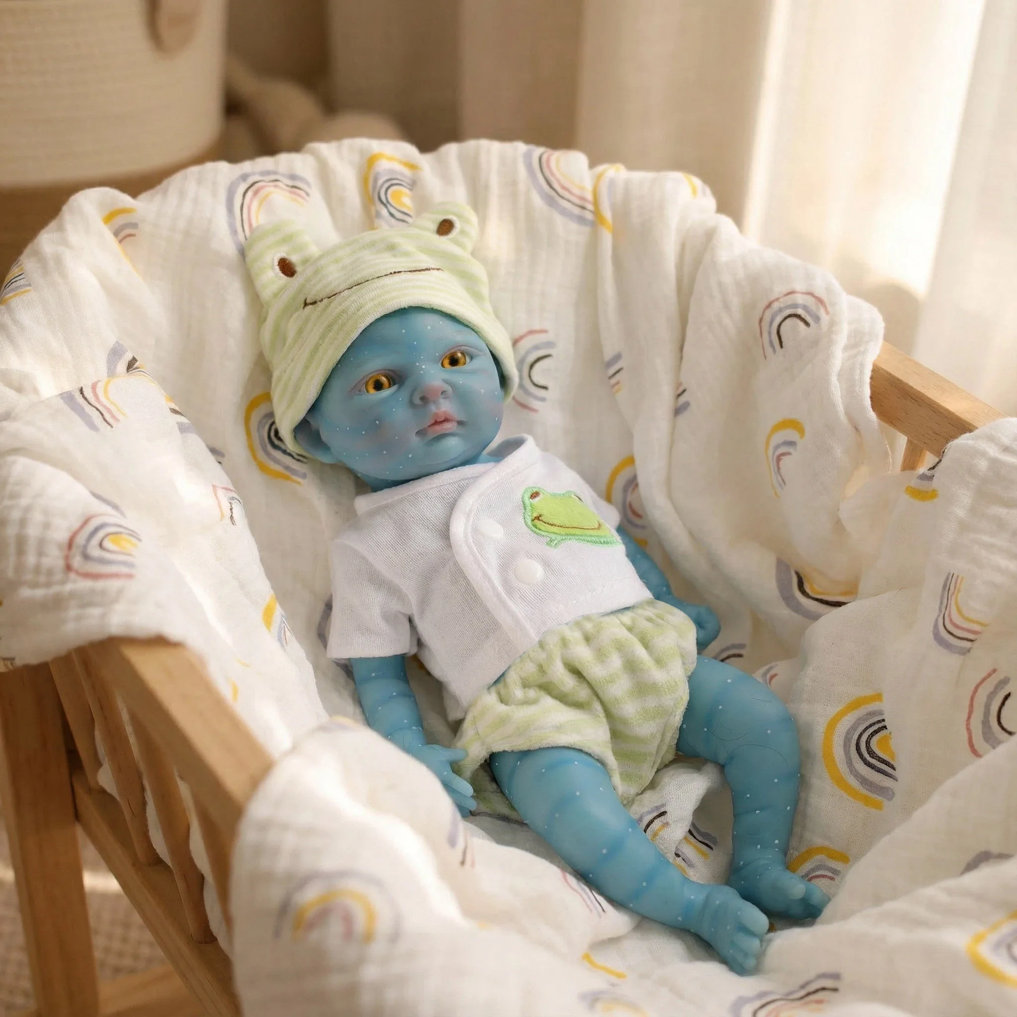 Muñeca Reborn de silicona NPK, pintura a mano, piel 3D realista - imagen 2