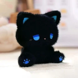 Peluche de gato emo kawaii súper suave, gatito sentado