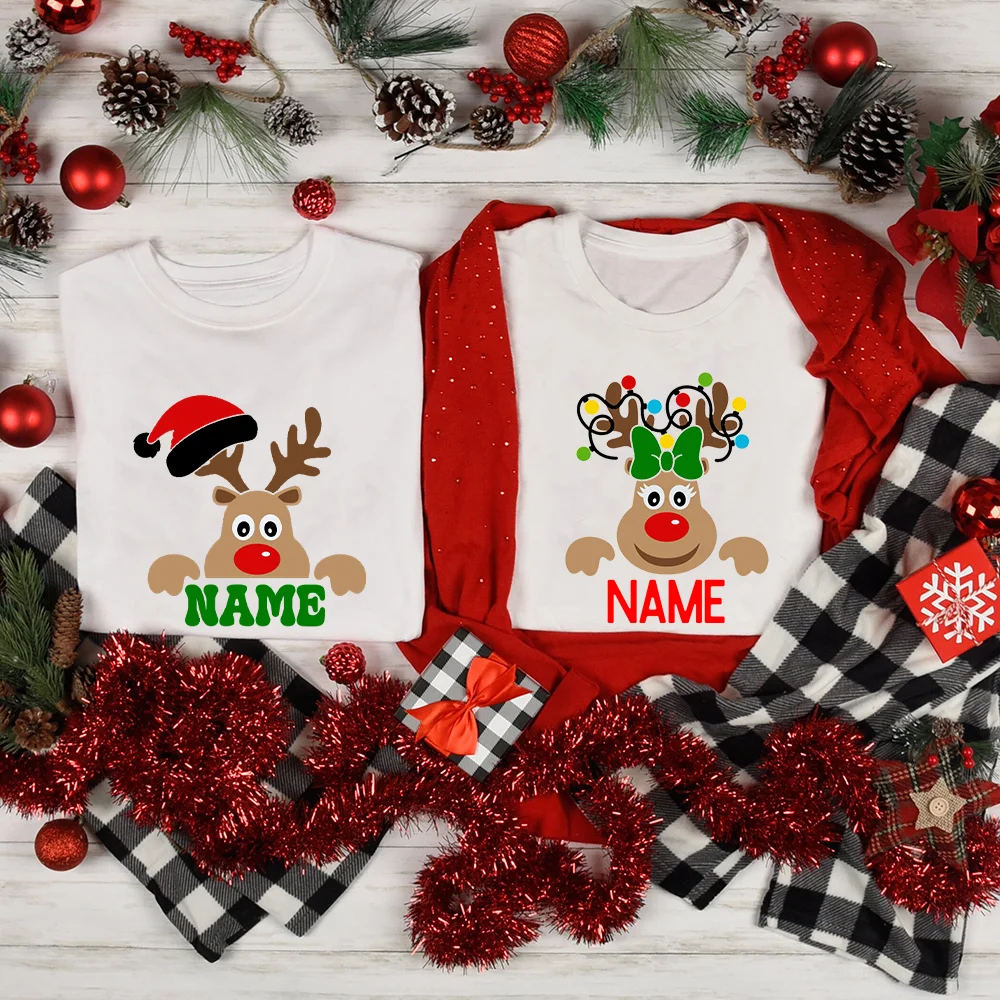 Camisa de reno para bebé y niño
