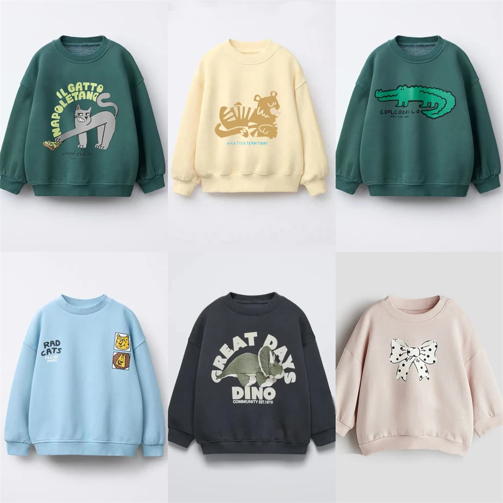 Sudadera infantil de dibujos animados para niños – estilo casual - imagen 2