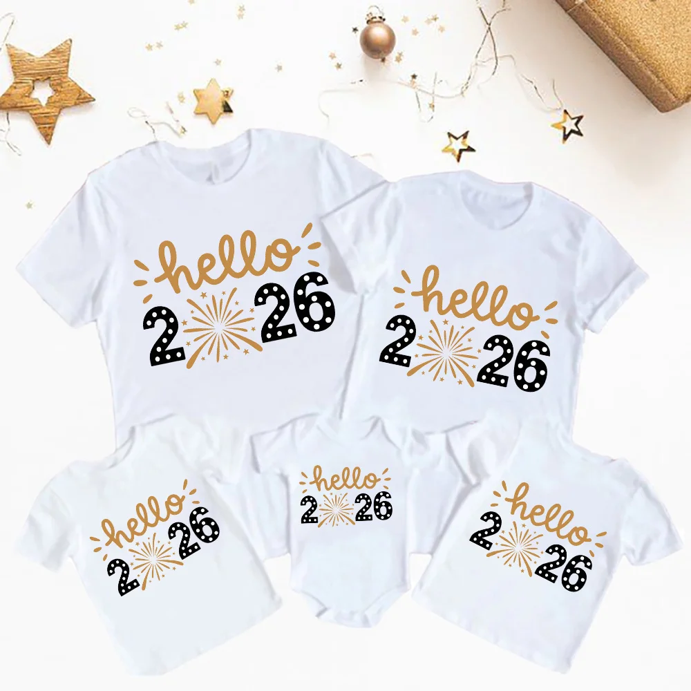 Happy Conjuntos familiares de ropa a juego para padres e hijos - imagen 4