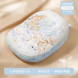 Almohada inclinada anti-reflujo para bebés con soporte dorsal