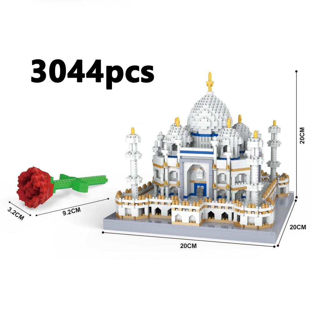 MOC City Mini Taj Mahal – Bloques de construcción para niños
