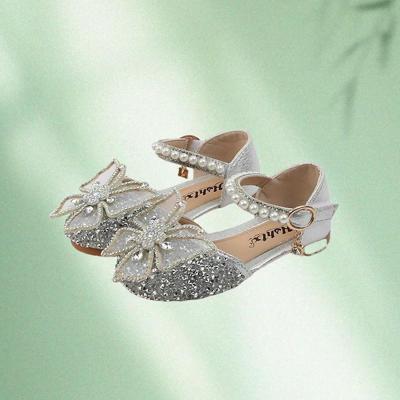 Sandalias de princesa con lazo para niñas - imagen 3
