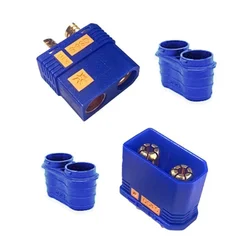 Conector de batería para coche teledirigido anti chispas, negro