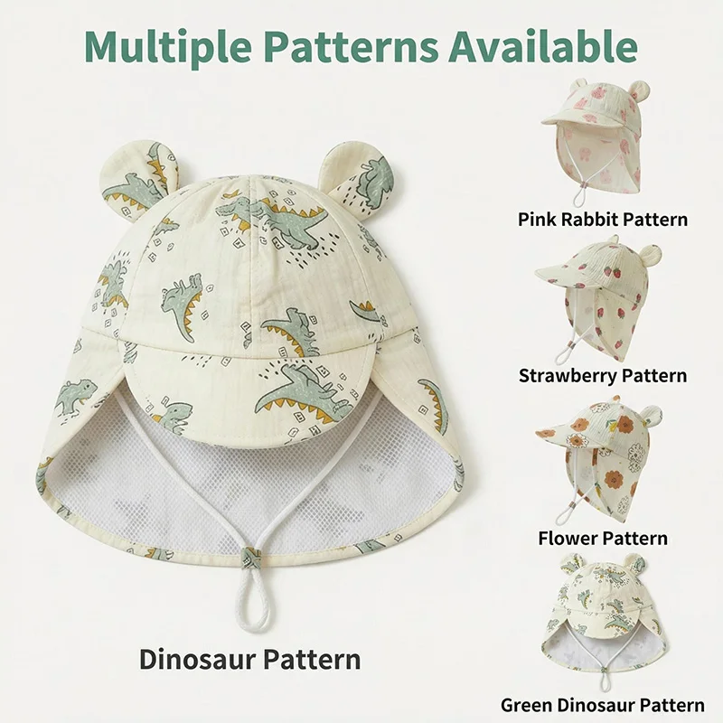Vista del diseño y estampado del sombrero