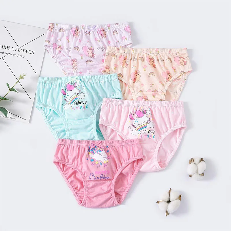 Ropa interior de algodón con dibujos para niñas - Suave y transpirable - imagen 3