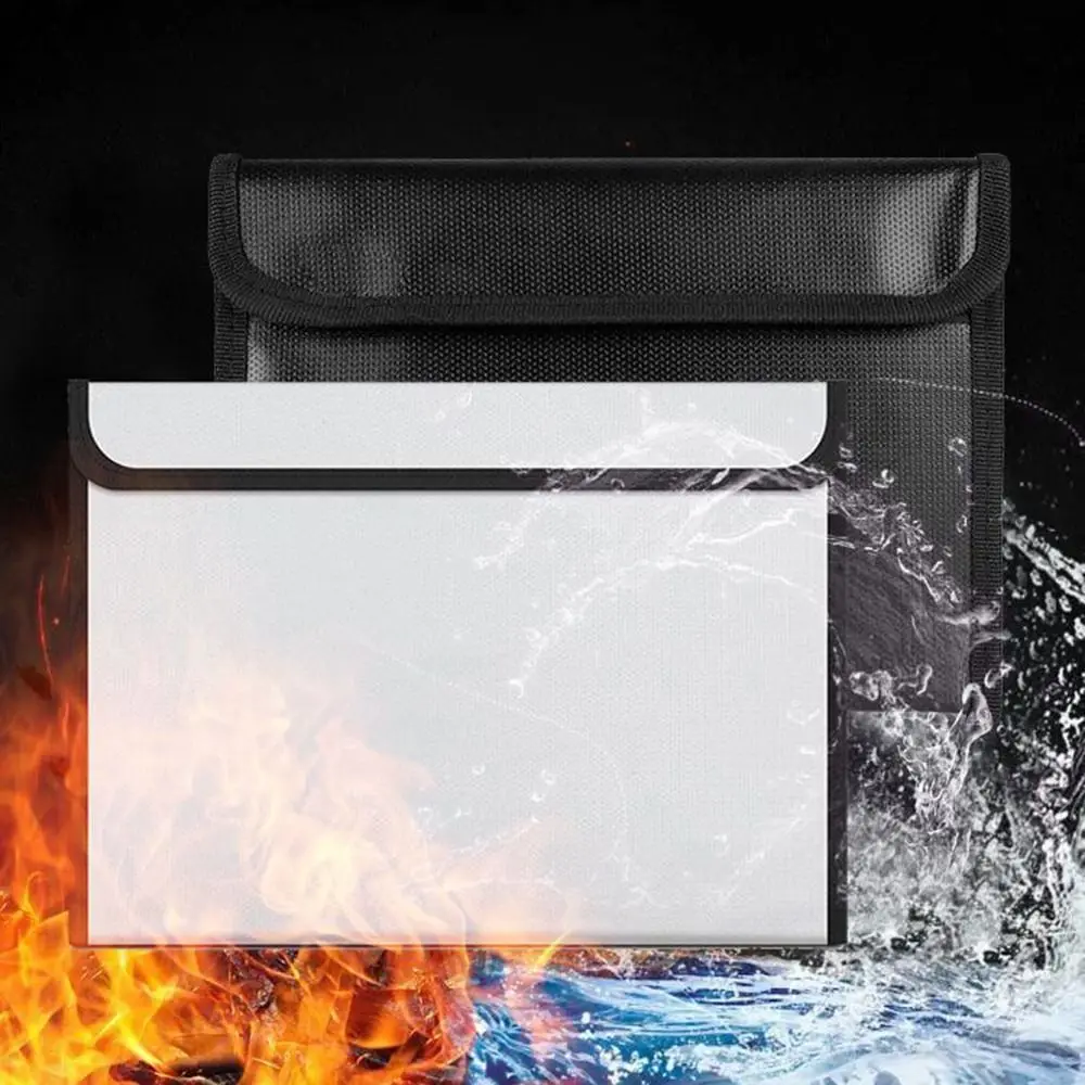 Bolsa ignífuga para documentos con cremallera y gran capacidad - imagen 2
