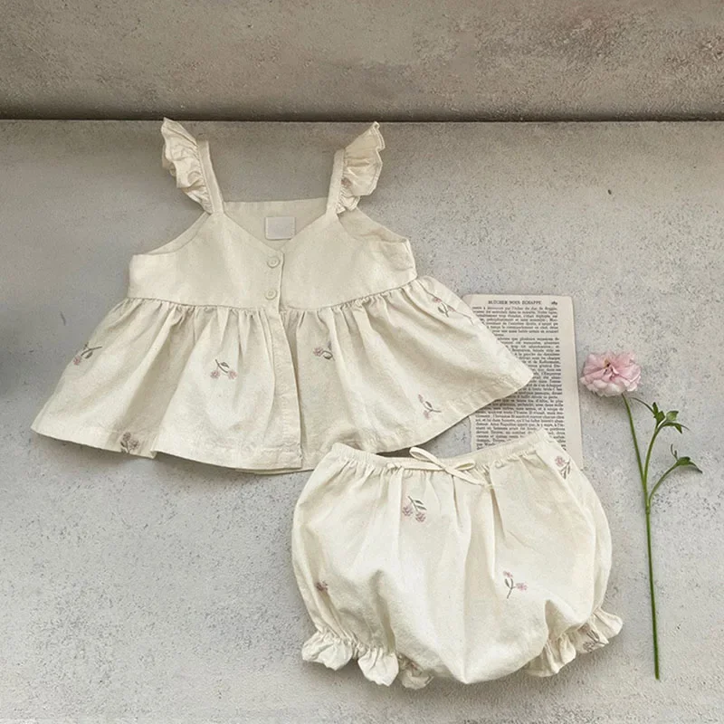 MILANCEL Vestido verano niña – Algodón con volantes - imagen 4